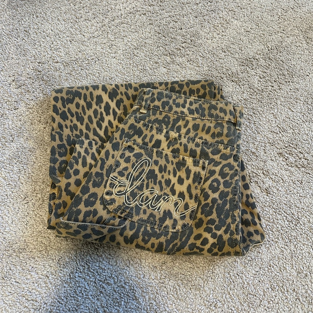 Damson Madder Leopard Print Cargo Pants